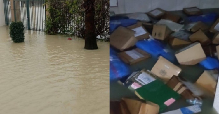 مخاوف على أرشيف المحكمة بعد غمره بمياه الفيضانات بالقصر الكبير