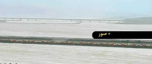 سيول جارفة تحاصر الطريق السيار وسكة القطار بطنجة