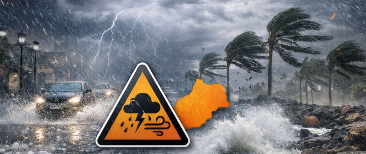 نشرة إنذارية..تساقطات رعدية ورياح قوية تضرب الناظور والحسيمة ومناطق أخرى