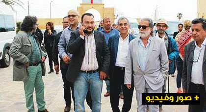 ضيوف مهرجان السينما يتقدمهم الفنان مارسيل خليفة يزورون الخيرية الاسلامية بالناظور‎