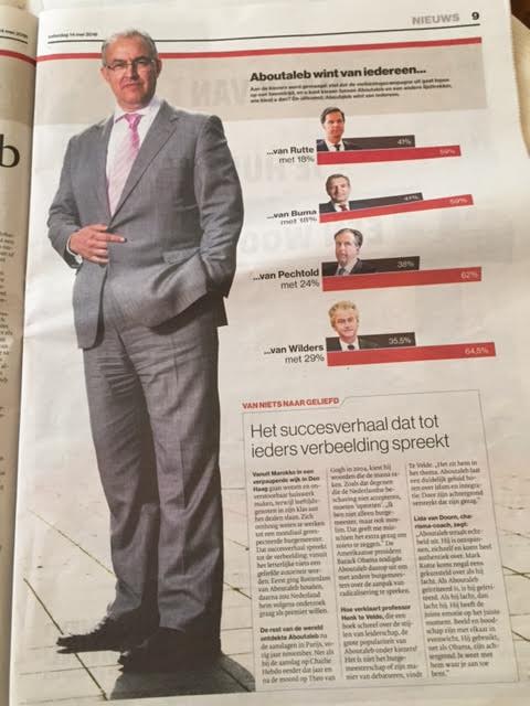 صحف هولندية تسلط الضوء على أحمد بوطالب و تضعه ضمن أبرز المرشحين للفوز برئاسة الوزراء