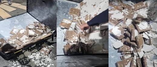 حجز طن و140 كلغ من الشيرا داخل شاحنتين للنقل الدولي