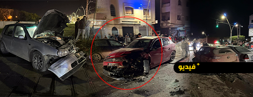 حادثة سير خطيرة بين أزغنغان والناظور بعد فرار السائق من الشرطة