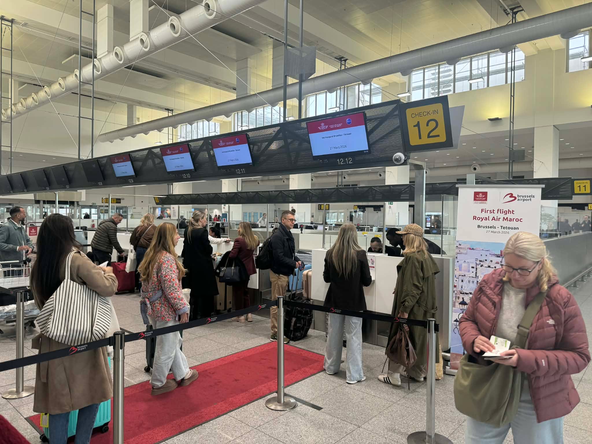 الخطوط الملكية المغربية تطلق رحلات مباشرة بين بروكسيل وتطوان