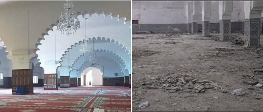 مطالب بفتح تحقيق بعد تخريب مسجد الزاوية القادرية البودشيشية