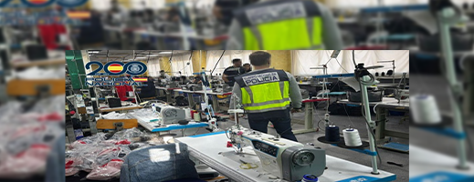 توقيف مشغلين وفض ورشة نسيج توظف عمالا مغاربة دون عقود عمل  في فالنسيا