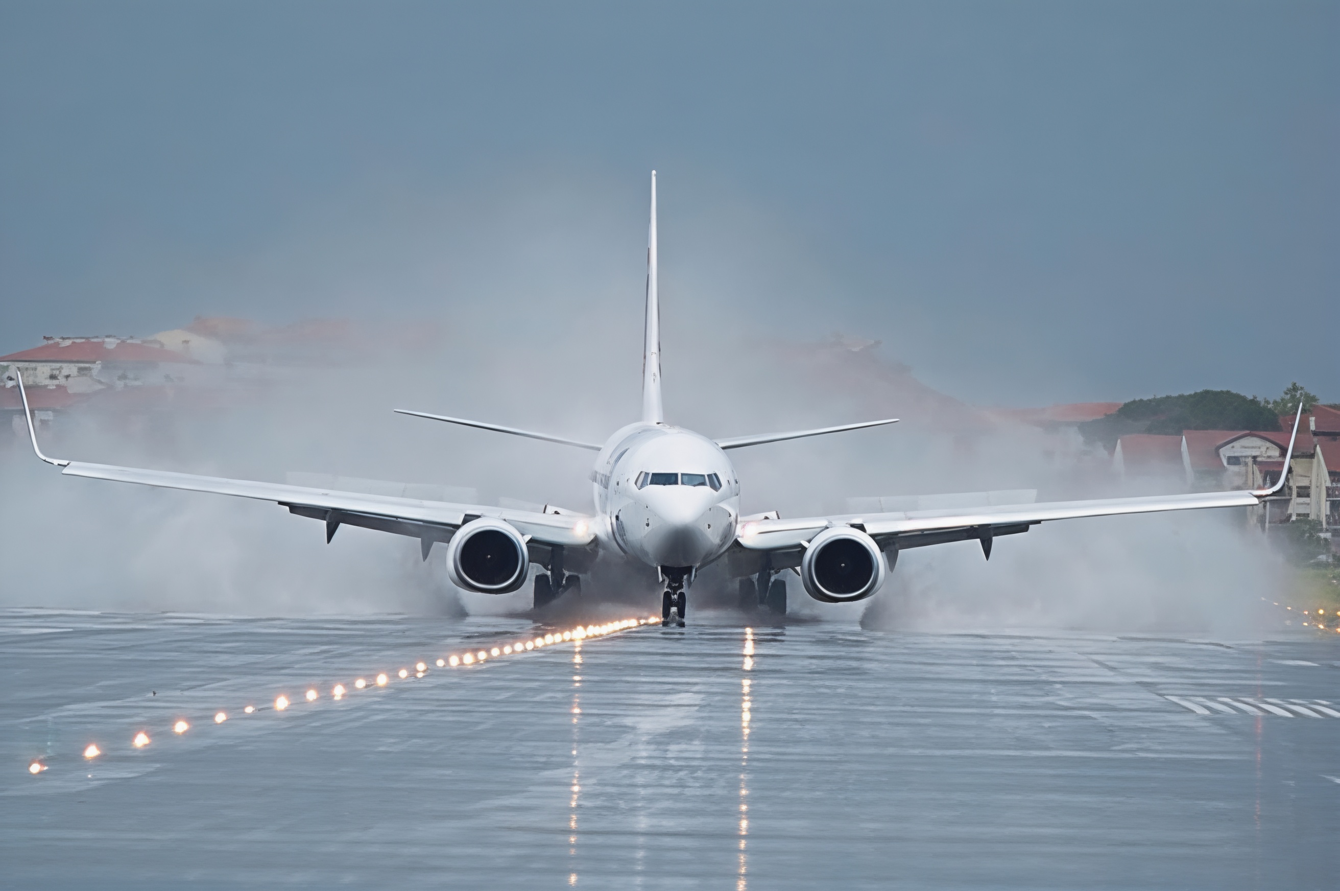 ارتطام قوي وانحراف عن المسار.. رحلة ألمانيا تنجو من "اصطدام وشيك" بمدرج مطار العروي