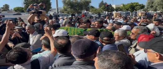 تشييع جثمان الفنان الراحل عبد الوهاب الدكالي بمقبرة الشهداء
