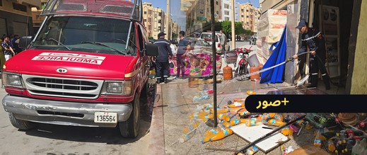 سائق مخمور بجرسيف ينهي حياة سيدة إثر اعتلائه الرصيف ويرسل طفلة وسيدتين للمستشفى