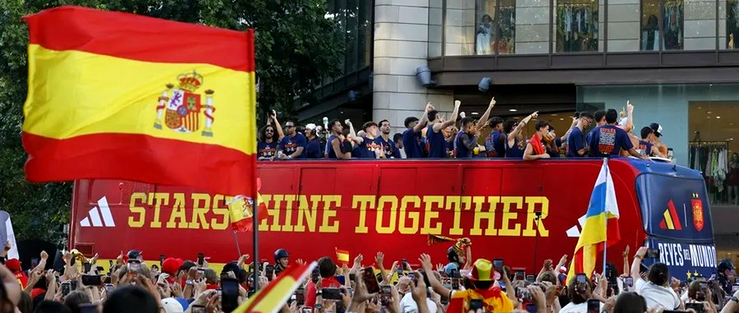 مونديال 2026.. أكثر من مليون مشجع يغزون شوارع مدريد لإستقبال المنتخب الإسباني