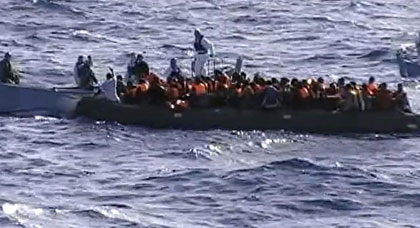 إحباط عملية للهجرة السرية لـ64 نازحا أفريقيا على متن قاربين بعرض مياه الحسيمة