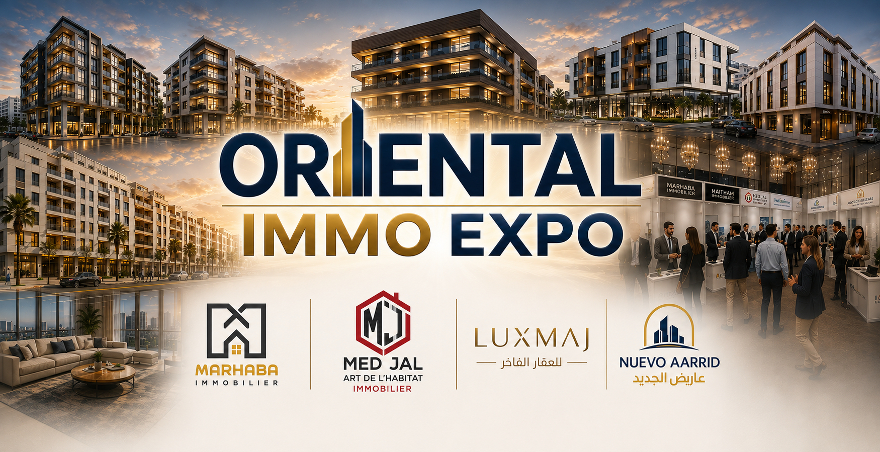 أكبر شركات العقار بالناظور تعرض مشاريعها السكنية بمعرض Oriental Immo