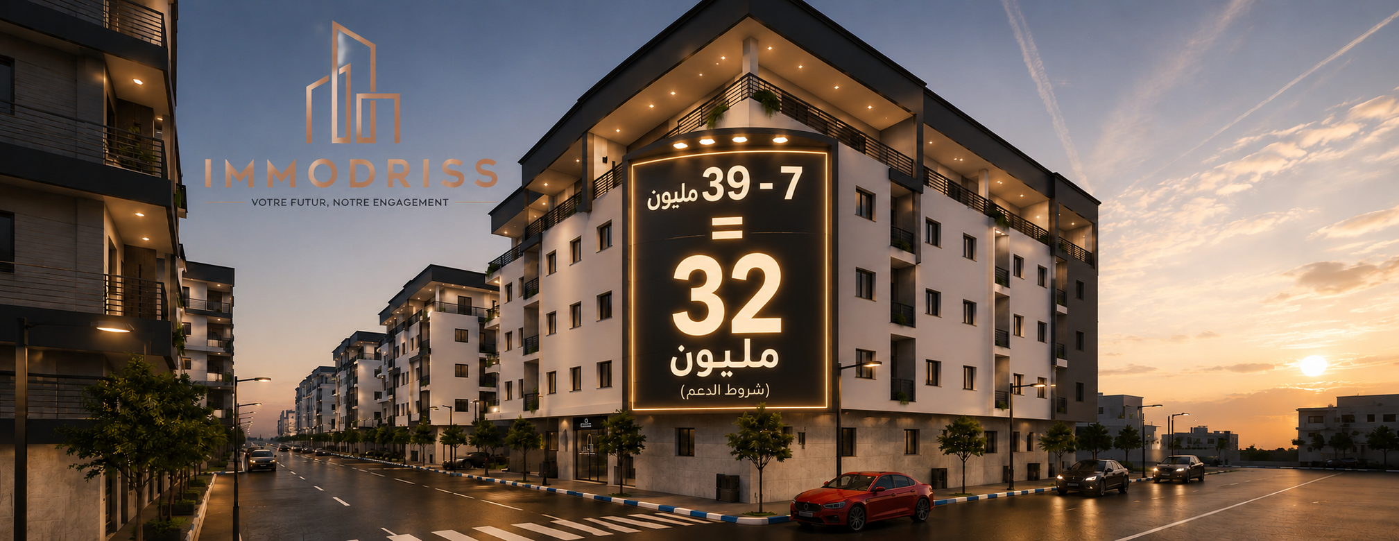 ابتداء من 32 مليون مع شروط الدعم.. شركة إيمو إدريس تطلق شقق للبيع بسلوان