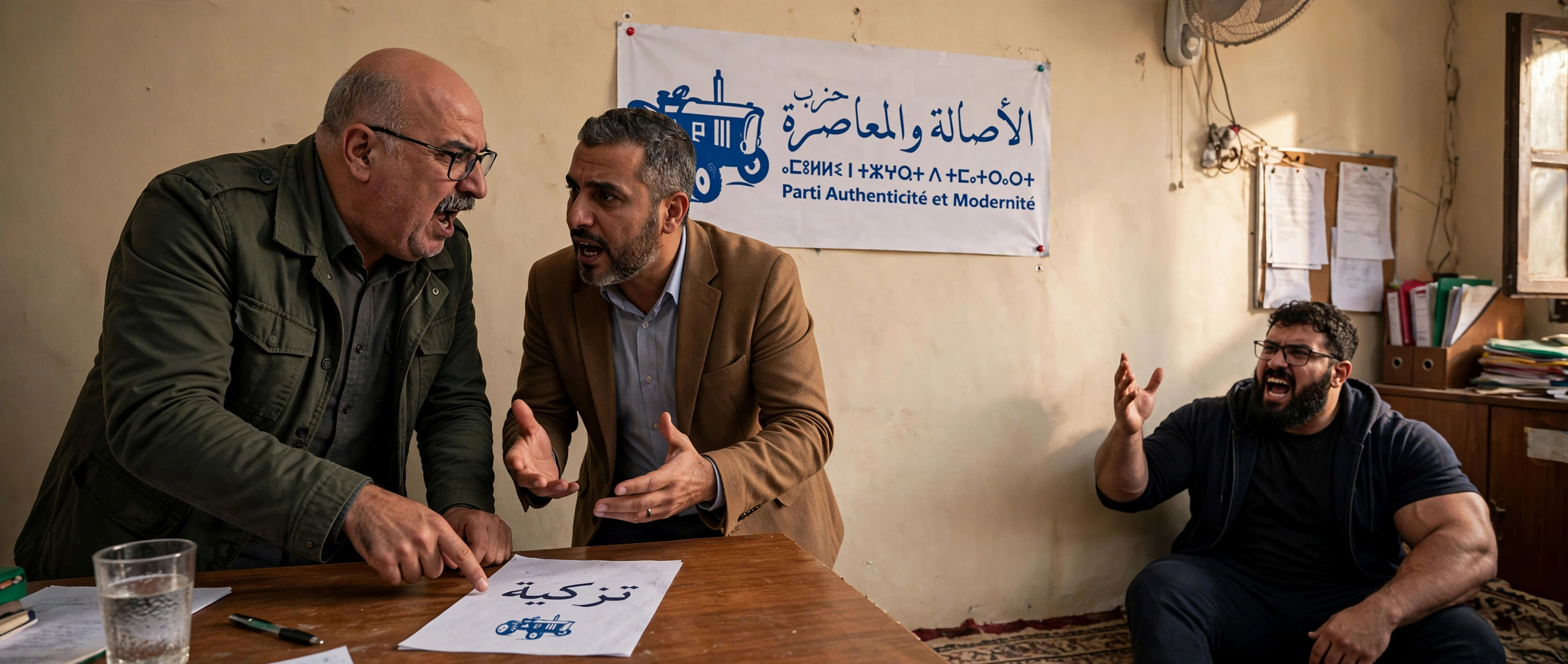 الأصالة والمعاصرة يتجه لمنح تزكية الانتخابات البرلمانية بالدريوش لعزيز مكنيف.. وبرلماني سابق يعتصم بمقر الحزب