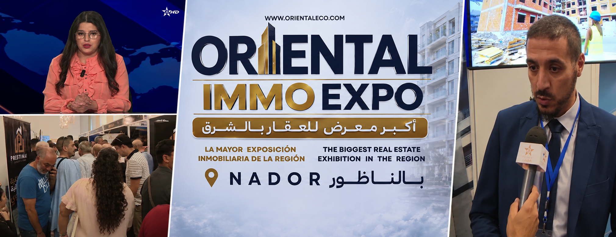 القناة الأمازيغية تسلط الضوء على معرض الشرق للعقار المنظم بالناظور