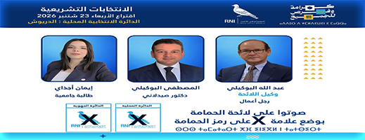 البوكيلي.. صوت الدريوش داخل البرلمان وطموح لمواصلة مسيرة التنمية (الانتخابات البرلمانية 2026)