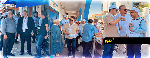 الفتاحي عبد المنعم يبصم على حملة انتخابية ناجحة واستقبال حار من سكان تفرسيت بإقليم الدريوش