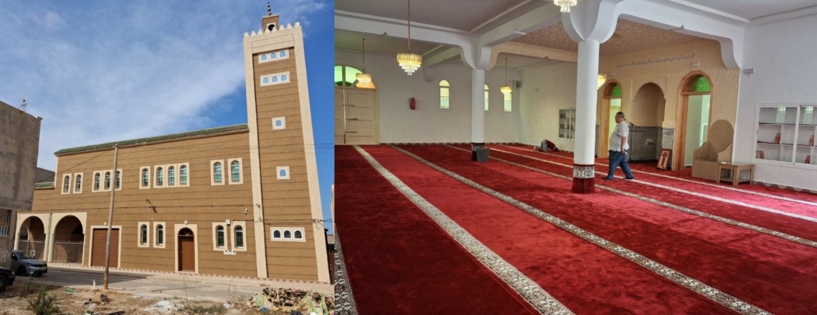 بعد انتهاء الأشغال.. لجنة تقنية تعاين مسجد الغفران بأركمان