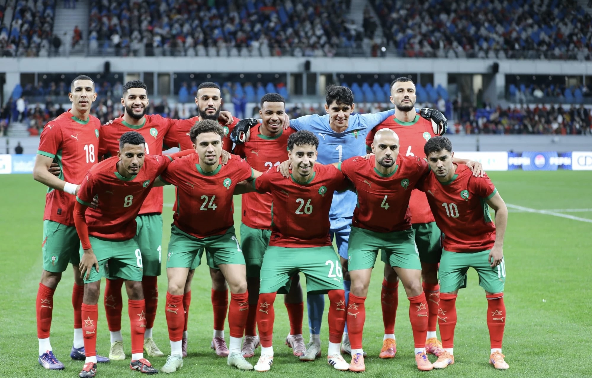 المنتخب المغربي يصل جنوب إفريقيا لمواجهة ليسوتو في تصفيات "كان 2027"