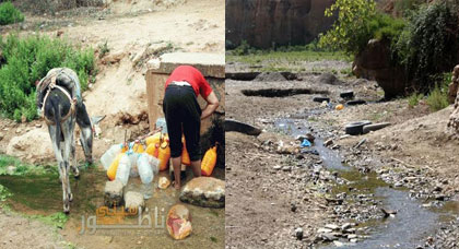 معاناة ساكنة القرى النائية بالريف مع المياه الشروب تتجدد مرة أخرى خلال فترة صيف‎