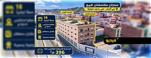 فرصة استثمارية ذهبية نادرة لا تُعوض بمدينة بني انصار – على بوابة مليلية المحتلة