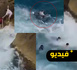 شاهد.. بعد أيام من وفاة شاب غرقا في ليروشي برأس الماء.. شجاعة شباب تنقذ شابا آخر وسط ذهول المصطافين