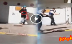 شاهدوا لحظة إطلاق الشرطة البلجيكية النار على المرأة التي طعنت 3 أشخاص في الحافلة 
