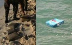 مياه البحر تقذف كمية كبيرة من الحشيش ببني أنصار