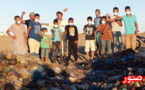 الدريوش.. مواطنون يحتجون بالكمامات على مكب عشوائي للنفايات قرب حيهم 