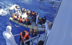 قارب إسباني لصيد السمك ينقذ 18 مهاجرا سريا و طائرة استطلاع تبحث عن قارب آخر أبحر من الحسيمة 