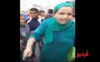 شاهدوا إمرأة تنفجر غضبا بسبب الاكتظاظ المدرسي غير المسبوق وسط استنكار عشرات الأساتذة