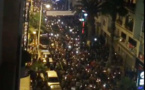 مسيرات الشموع بالحسيمة من الأعلى