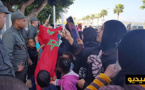 نساء يحتجن أمام عمالة الناظور:  أبناءنا يراجعون دروسهم على ضوء الشموع بعد حرماننا من الكهرباء 