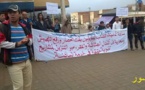 عشرات المواطنين يواصلون الاحتجاج بـ"تماسينت" رغم قساوة الظروف الجوية