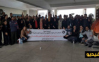 موظفو الدائرة الاستئنافية بالناظور يخضون معركة احتجاجية من أجل الحق  في الادماج  بالشواهد