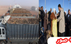 رئيس جهة الشرق يوزع 300 طن من الحطب واستياء من اقصاء ساكنة جبال الريف وايت توزين التي تعاني من البرد