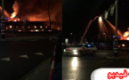 حريق مهول يأتي على  مبنى معد لبناءه كمسجد  في منطقة كولمبورخ بهولندا