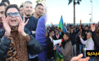 مسيرة حراك الناظور تتعرض لحصار أمني مشدد ولمناوشات مسيرة مضادة كادت تتسبب في اندلاع أعمال عنف