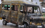 حريق مهول يلتهم سيارة للنقل المدرسي بإقليم الدريوش