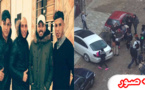 المغني المغربي حاتم عمور يحل بمدينة بني نصار وسط تجمهر المعجبين حوله 