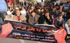 ساكنة زايو تُلبّي نداء 25 فبراير وتنزل إلى الشارع ضمن مسيرة ضخمة شارك فيها نحو ألفين محتج