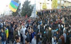 نحو 80 ألف محتج يخرجون في مسيرة "عملاقة" وسط الحسيمة بعد توافد الآلاف من البلدات المجاورة على الأقدام