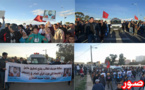 جنازة الشاب المنحدر من العروي  تتحول الى مظاهرة حاشدة بكرسيف للتنديد بجريمة قتله والمطالبة بمحاكمة الجناة فورا