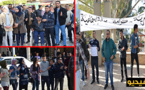 نشطاء الحراك الشعبي بالناظور يعودون للشارع وينضمون وقفة إحتجاجية بأزغنغان 