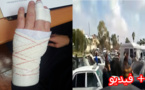 عراك بين مواطن وشرطي اسباني في معبر فرخانة ينتهي بدخول الشرطي الى المستشفى 