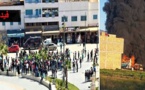 اندلاع مواجهات عنيفة بين تلامذة بني بوعياش وإمزورن وقوات الأمن وإحراق سيارة وحافلة أمنيتين