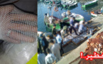استعمال شباك غير قانوني يهدد بإنقراض عدد من أنواع الأسماك بقرية أركمان 
