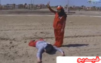 تمرين محاكاتي لوقوع حادث تحطم طائرة على شاطئ بحيرة مارتشيكا بالناظور