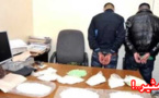 حجز كمية مهمة من مخدر الكوكايين وتوقيف أربعة أشخاص في العروي والناظور