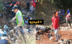 حملة بيئية تحسيسية للحد من ظاهرة الرمي العشوائي للنفايات المنزلية بواد اغبال دار الكبداني اقليم الدريوش